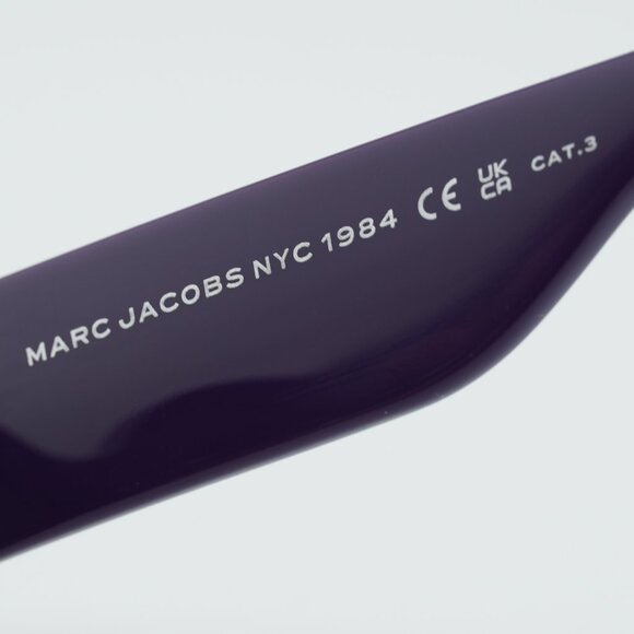 Marc Jacobs MARC 799/S 0RY8 9O Sunglasses Violet Oval Frame, Grey Lenses main image 4